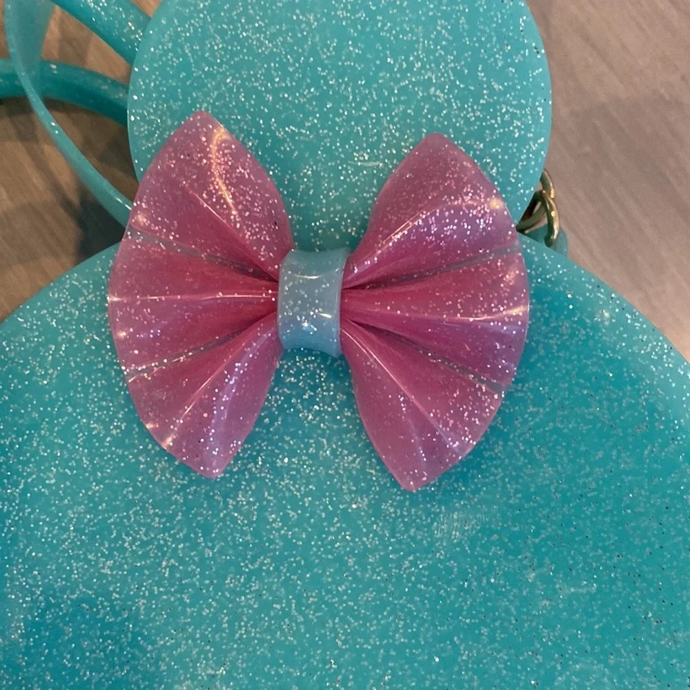 Minnie glitter purse